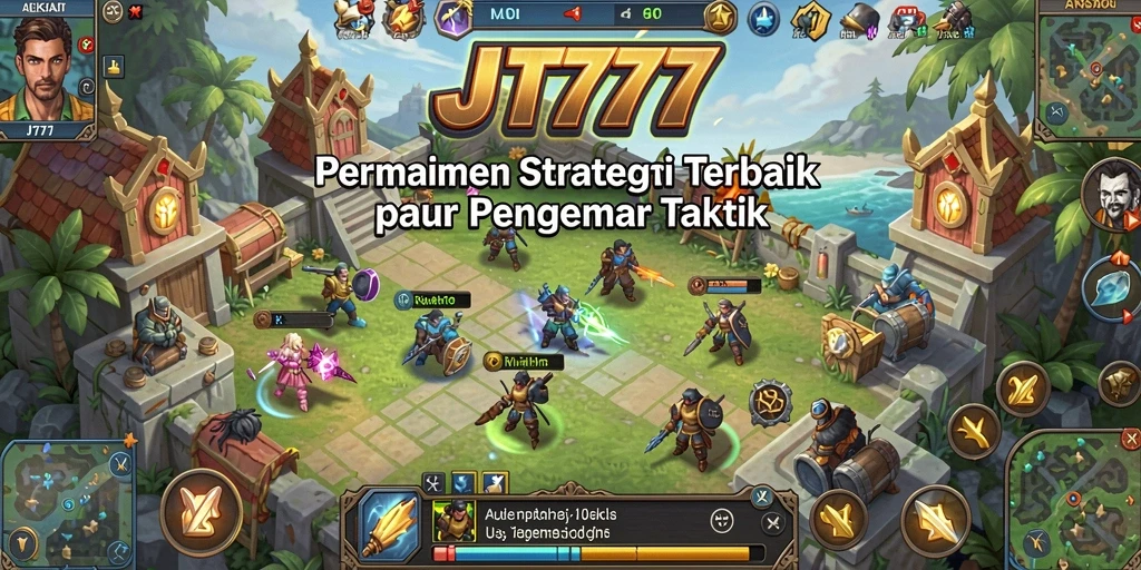 Screenshot JT777 menampilkan pertarungan strategis yang mendebarkan.