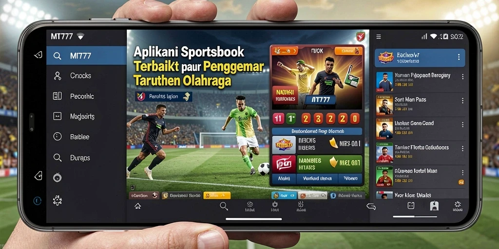 Tampilan utama gameplay MT777 dengan berbagai pilihan taruhan olahraga.
