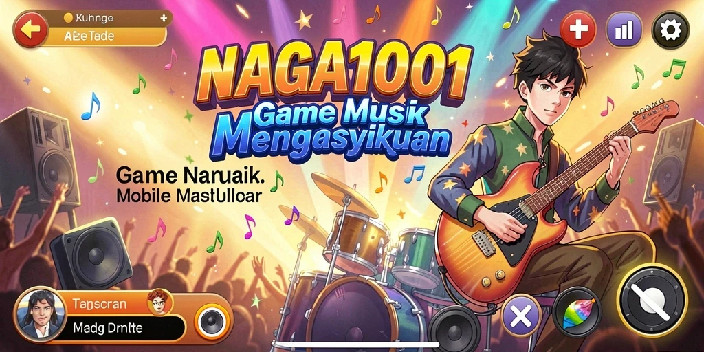 Tangkapan layar utama NAGA1001 menampilkan gameplay interaktif yang menarik.