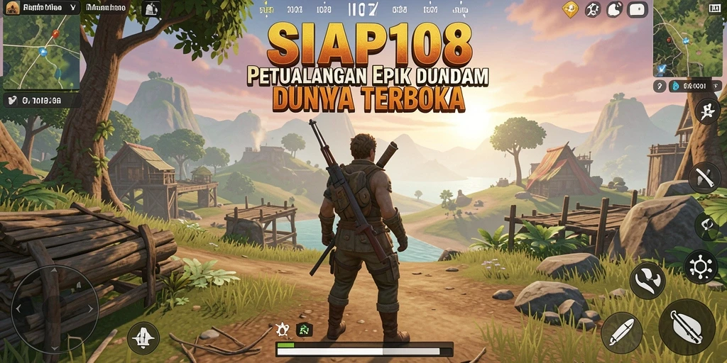 Screenshot SIAP108 menampilkan grafis indah dari gameplay Open World.