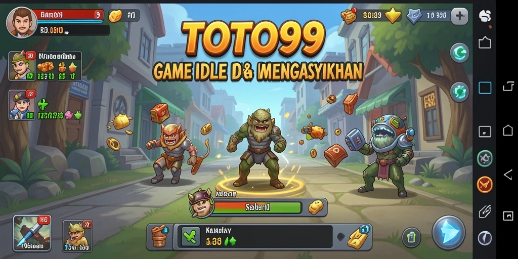 Screenshot gameplay TOTO99 menampilkan aksi seru dalam membangun kerajaan.